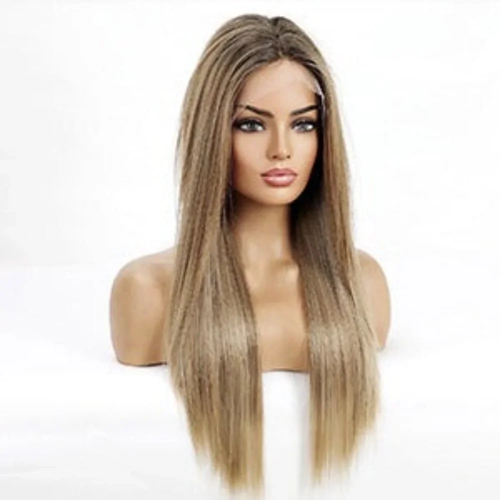 Ombre Ash Blonde Lace Front Wig